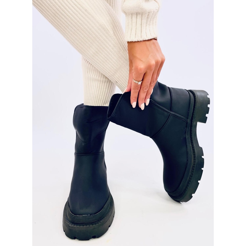 Lizzo Botas de neve pretas preto 2 Lizzo Botas de neve pretas preto 2