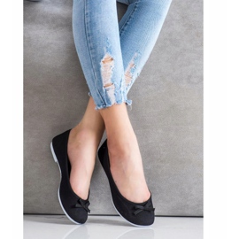 New Age Bailarinas esportivas com arco preto 2