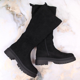 Botas isolantes de mulher preta eVento EVE369A preto 1