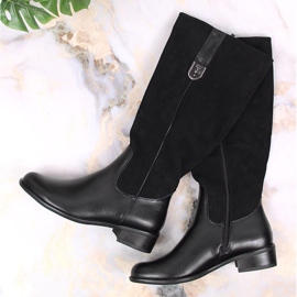 Botas isolantes pretas para mulher Jezzi JEZ367A preto 1