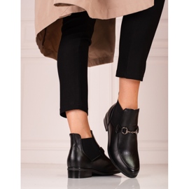 Botas de mulher Jodhpur salto Vinceza preto 1