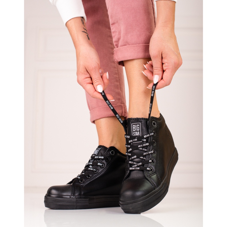 Tênis feminino Big Star EE274127 preto 1