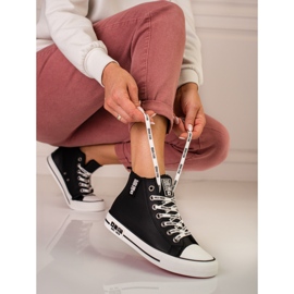 Tênis feminino Big Star KK274598 preto 1