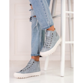 Tênis feminino Big Star EE274115 azul 2