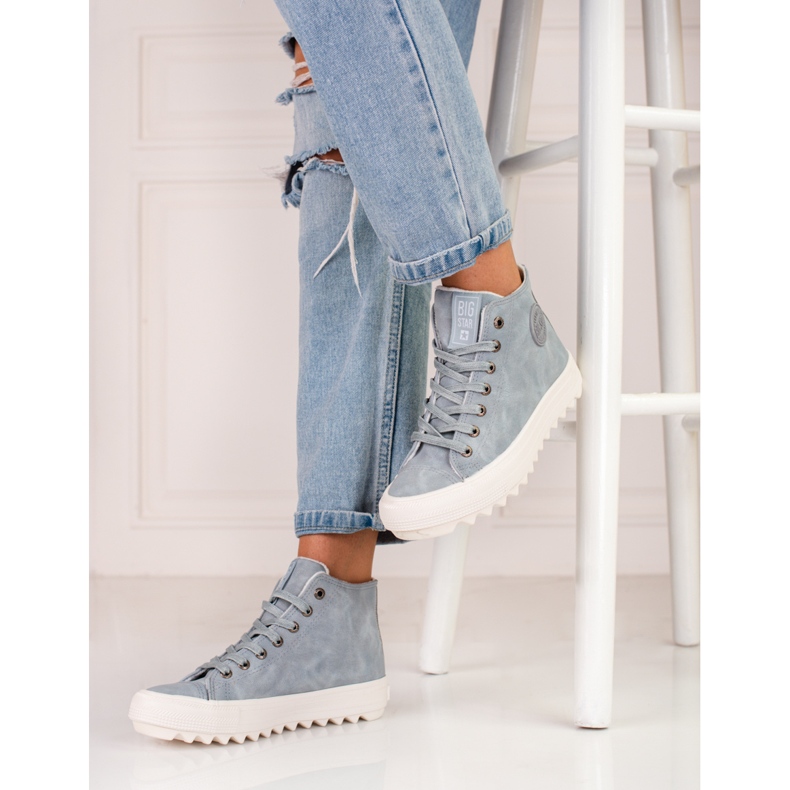 Tênis feminino Big Star EE274115 azul 2