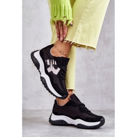 Vinceza Tênis esportivo feminino amarrado Tolea preto 2