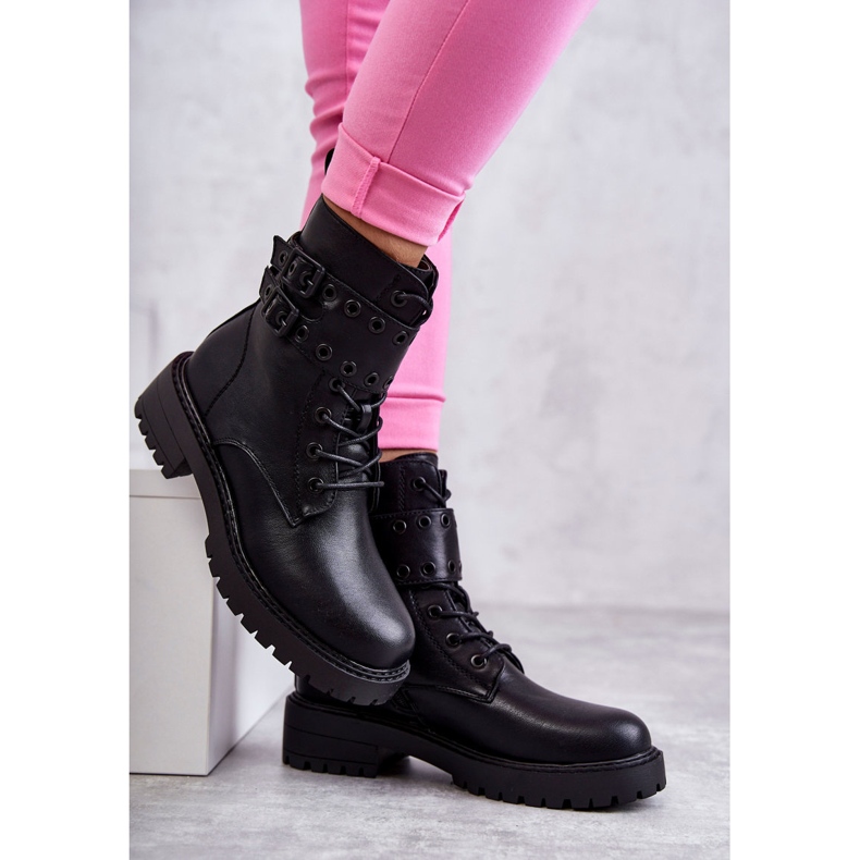Botas quentes femininas de couro ecológico preto prata 2