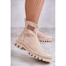 Botas de tecido de mulher Nicole 2703 Bege 1