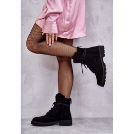 Botas de camurça com fecho Nicole 2754 Preto 2