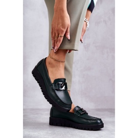 Sergio Leone Mocassins na Plataforma Verde Kjersti 2