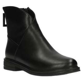 Botas de couro Botas Jodhpur Filippo DBT4077 preto 1 Botas de couro Botas Jodhpur Filippo DBT4077 preto 1