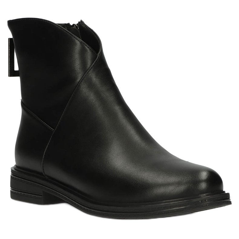Botas de couro Botas Jodhpur Filippo DBT4077 preto 1 Botas de couro Botas Jodhpur Filippo DBT4077 preto 1