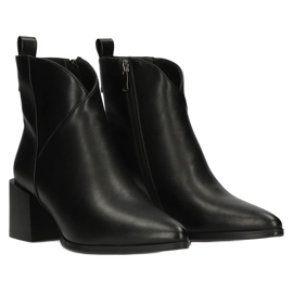 Botas isoladas femininas no Black Filippo DBT4094 Black Post preto 3