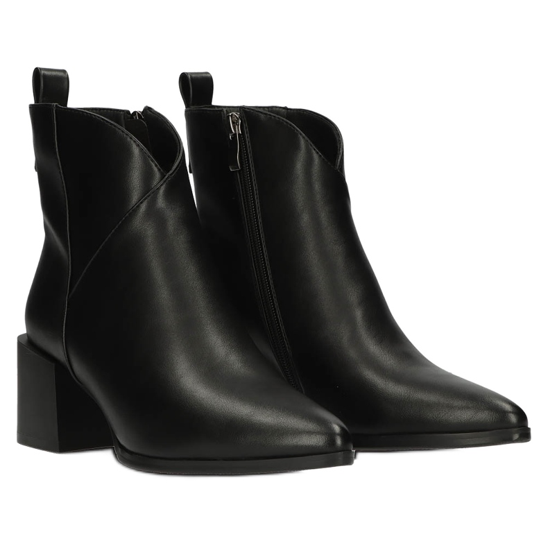 Botas isoladas femininas no Black Filippo DBT4094 Black Post preto 3