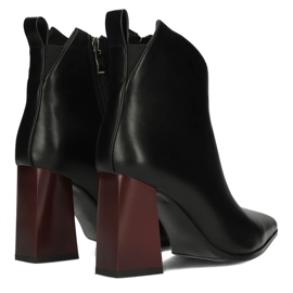 Botas elegantes em um post Filippo DBT4042 Preto 3