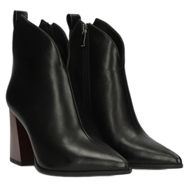 Botas elegantes em um post Filippo DBT4042 Preto 4