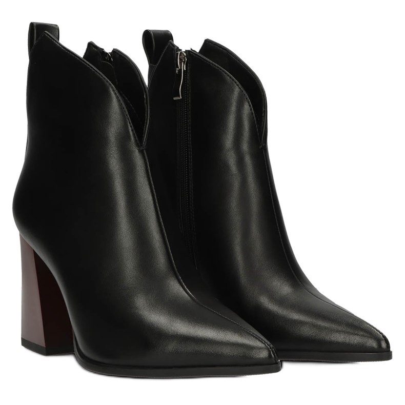 Botas elegantes em um post Filippo DBT4042 Preto 4