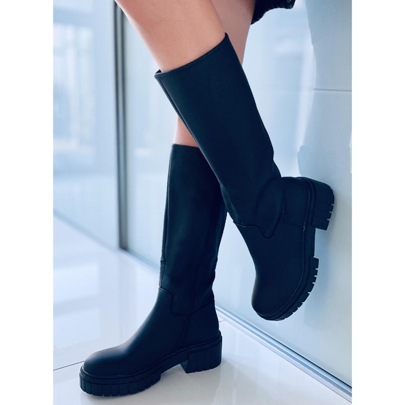 Botas femininas Grande Black preto 2