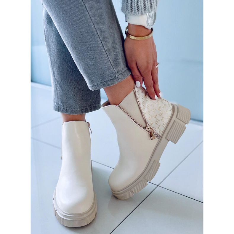 Botas Ariana Bege Jodhpur 2