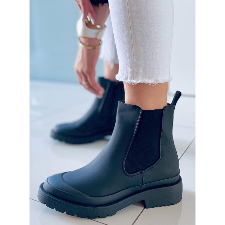 Botas Carey Black Jodhpur preto 2