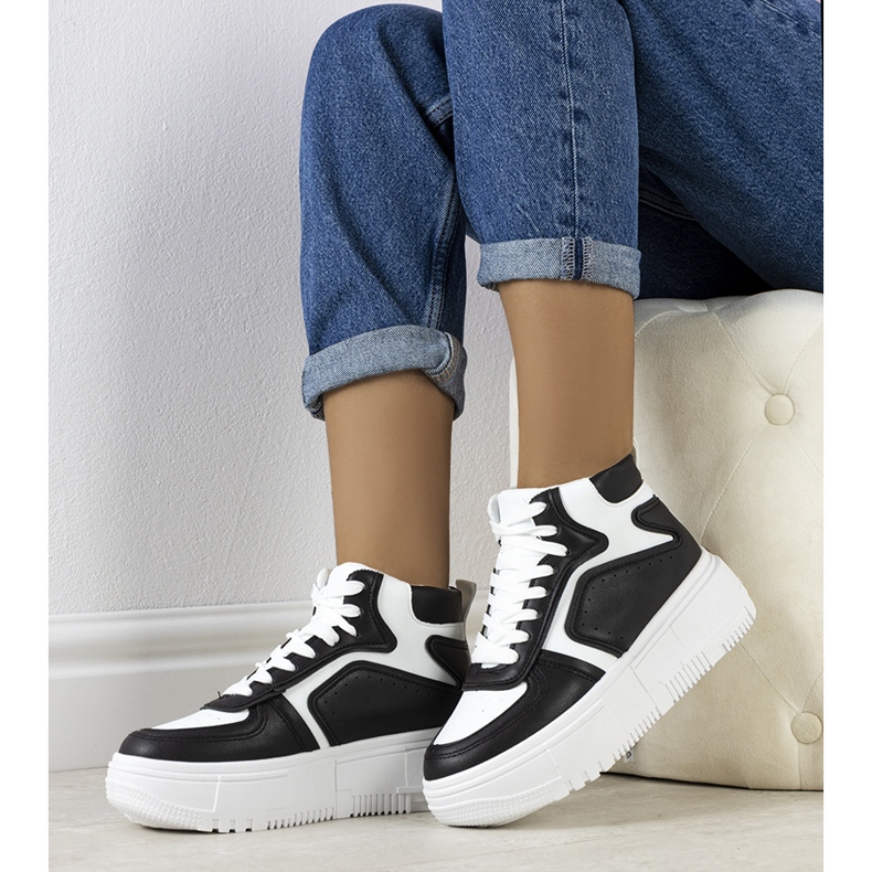 Tênis Zetta preto e branco 1