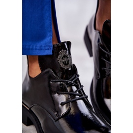 Vinceza Botas Lacadas Lacadas Com Recortes Preto Fabiana 2