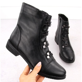 Botas isolantes de mulher preta Jezzi preto 2