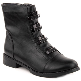 Botas isolantes de mulher preta Jezzi preto 1