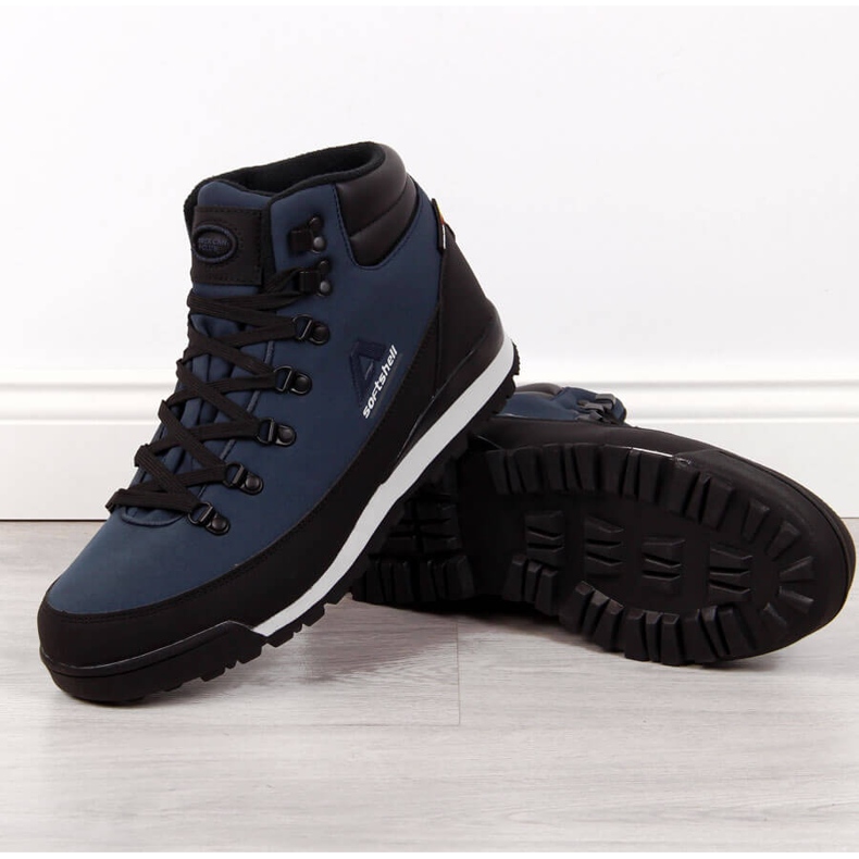 Tênis de trekking impermeável aquecido azul marinho American Club 1