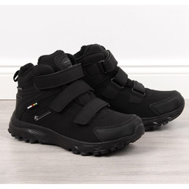 Tênis masculino de trekking American Club preto com isolamento à prova d'água 2