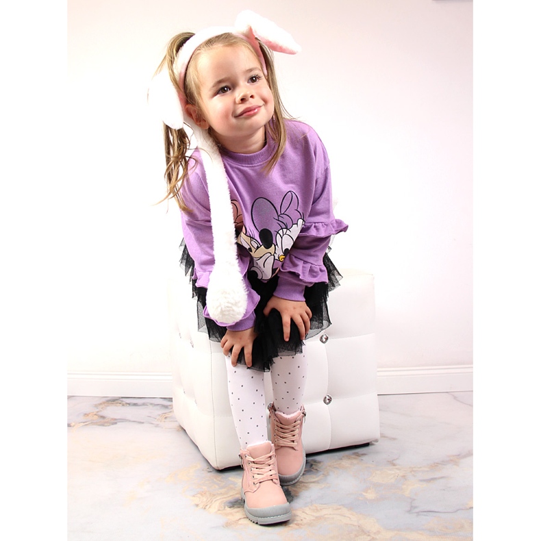 Botas meninas botas com isolamento rosa NEWS 1