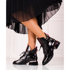 Botas Shelovet de mulher preta elegante preto 2