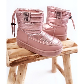 Botas de neve para crianças Big Star KK374219 Rosa 2