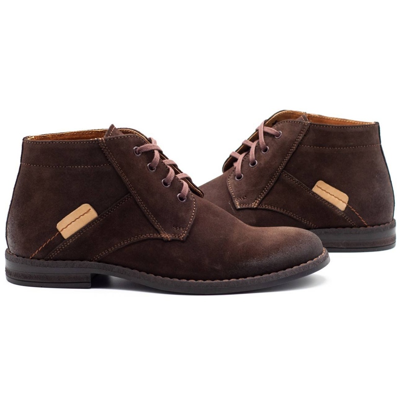 KENT Botas masculinas Jodhpur 605 marrom 5