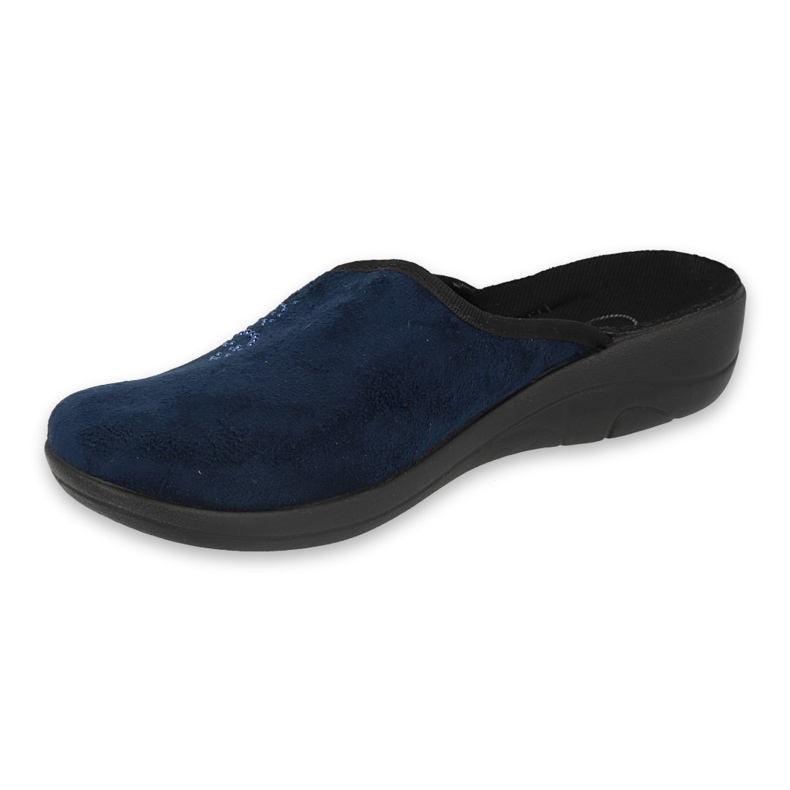 Sapatos femininos Befado pu 552D013 azul marinho 1