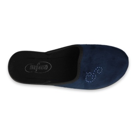 Sapatos femininos Befado pu 552D013 azul marinho 2