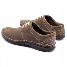 Joker Sapatos de couro masculino 229 verde-oliva multicolorido cáqui 4