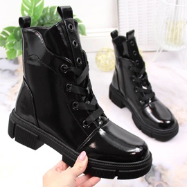 S.Barski Botas lacadas com isolamento preto por S. Barski 1