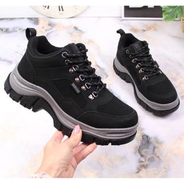 Botas pretas de mulher com lã Big Star KK274364 preto 1