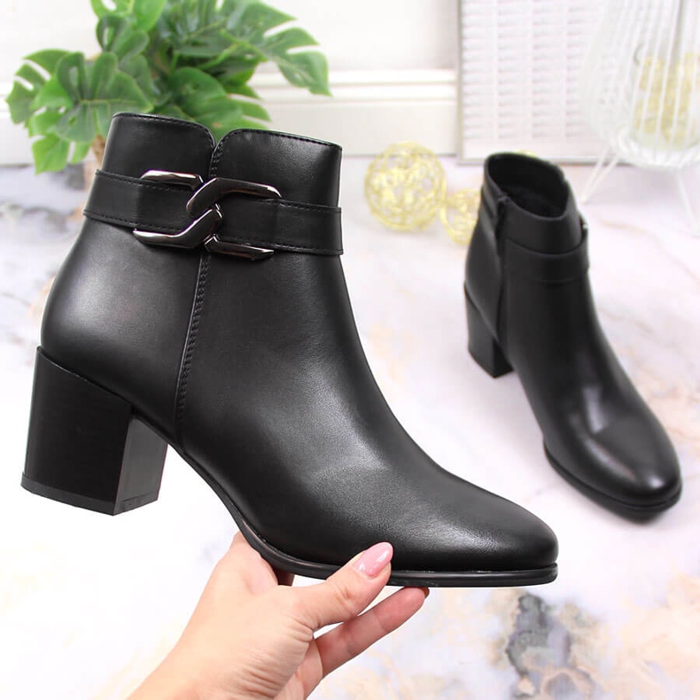 Botas Jodhpur pretas com isolamento por Sergio Leone preto 1