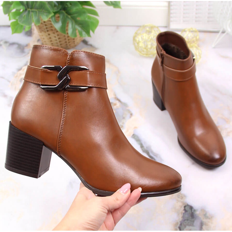 Botas Jodhpur botas castanhas isoladas com Sergio Leone castanho 1