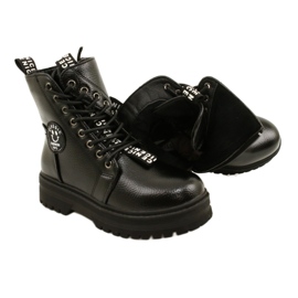 Estampa Botas da moda No Slider Miss Evento 22DZ23-5257 preto 6