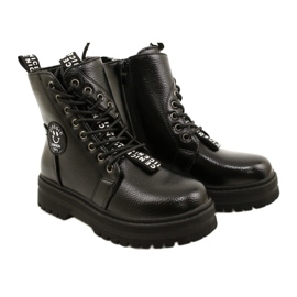 Estampa Botas da moda No Slider Miss Evento 22DZ23-5257 preto 5