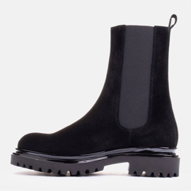 Marco Shoes Botins de camurça preto 2