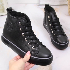 Tênis infantil preto com alto isolamento Big Star KK374228 1