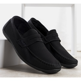 Mocassins de homem Black Pearse preto 1