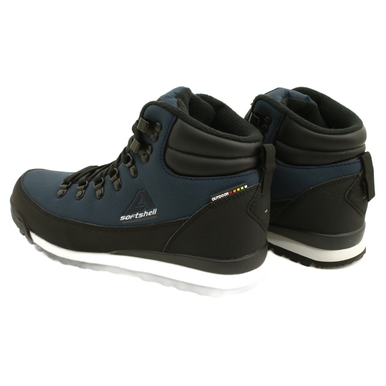 American Club Botas de inverno americanas de trekking com membrana WT61. Azul marinho preto 3