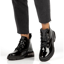 Botas Lacadas Quentes Filippo DBT4173 BK preto 1 Botas Lacadas Quentes Filippo DBT4173 BK preto 1