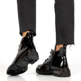 Botas Lacadas Quentes Filippo DBT4173 BK preto 4