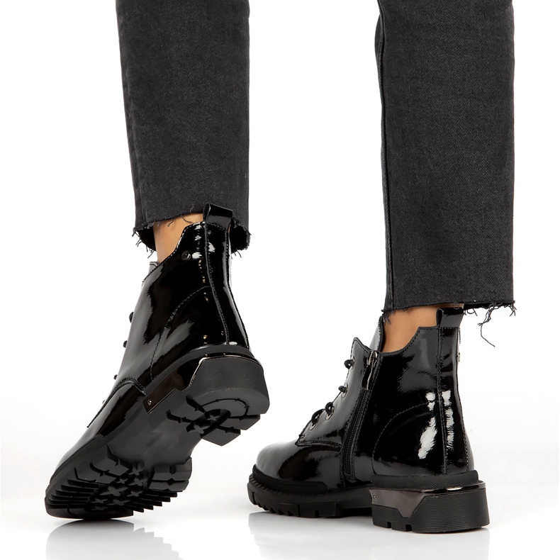 Botas Lacadas Quentes Filippo DBT4173 BK preto 4 Botas Lacadas Quentes Filippo DBT4173 BK preto 4